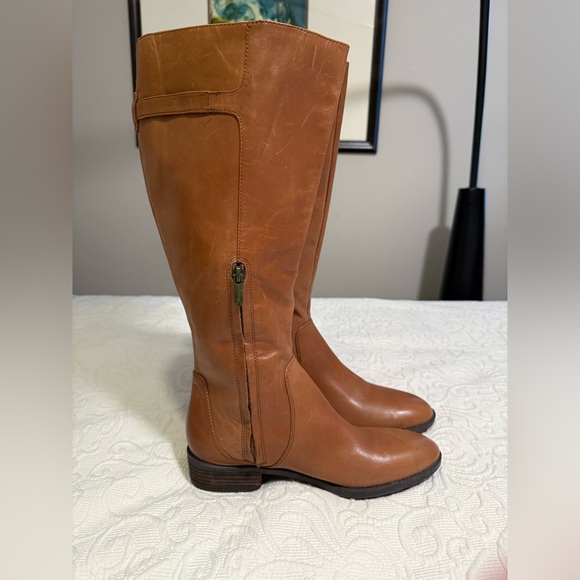 Sam Edelman Patti. 2 Brown Leather Heeled Boots - Picture 6 of 9